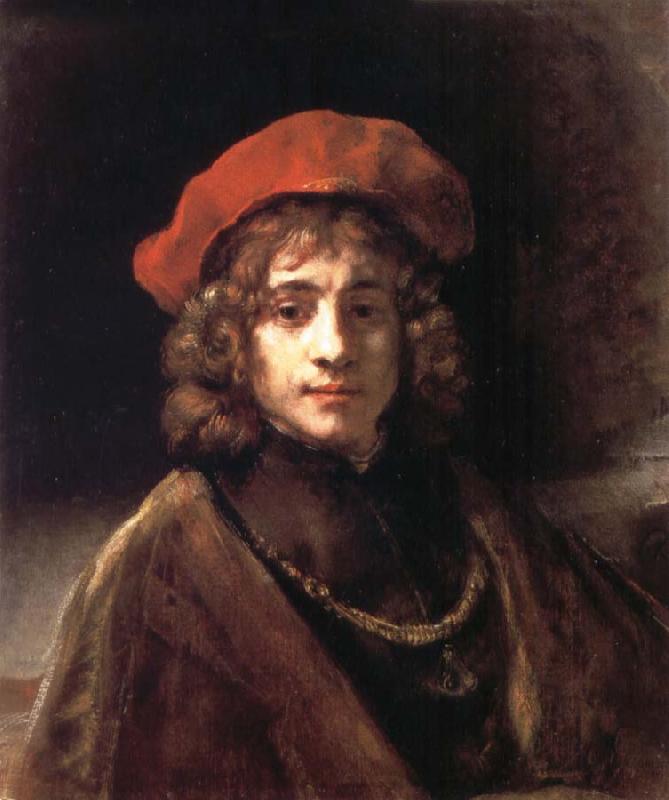 REMBRANDT Harmenszoon van Rijn Titus oil painting image